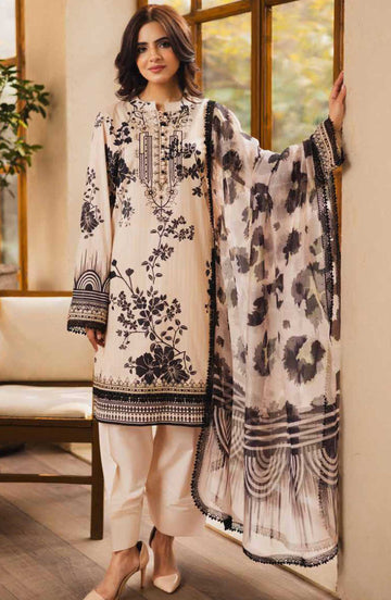 Freesia Zen LAYANA Embroidered Lawn Collection 2025