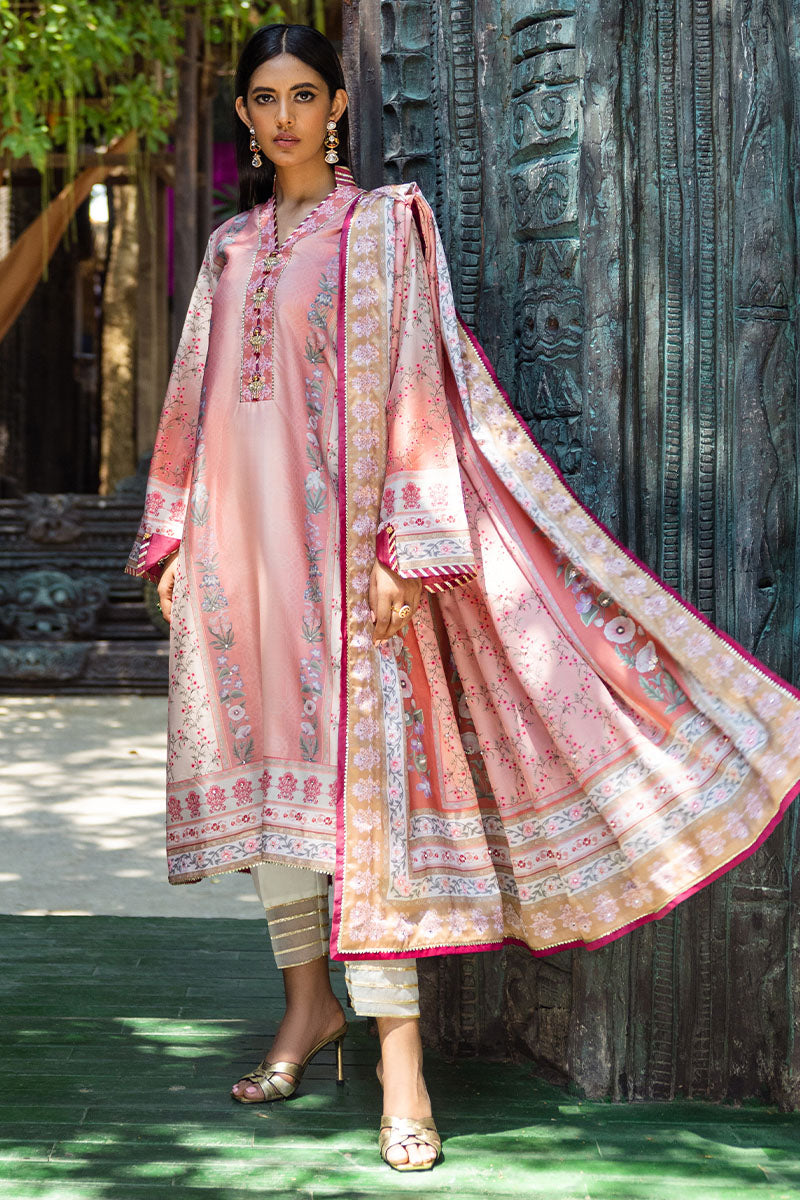 Mushq Unstitched Nirvana Silk Edit – Roseate