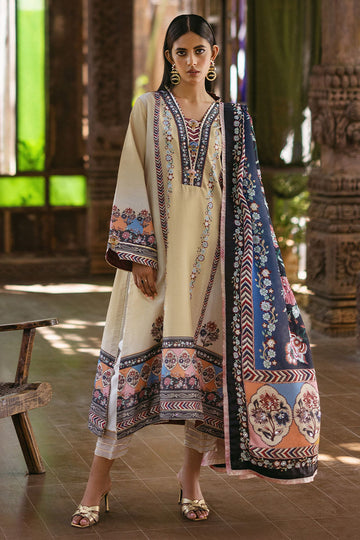 Mushq Unstitched Nirvana Silk Edit – Taupe