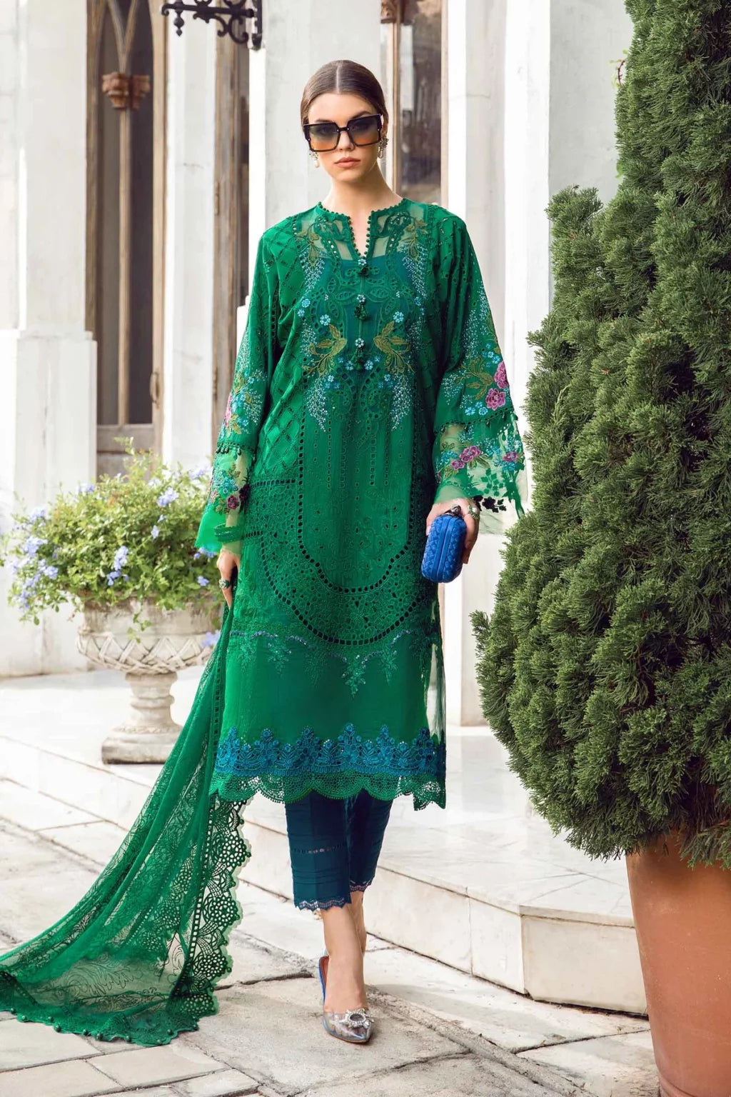 Maria B Unstitched Lawn Eid Collection D-2