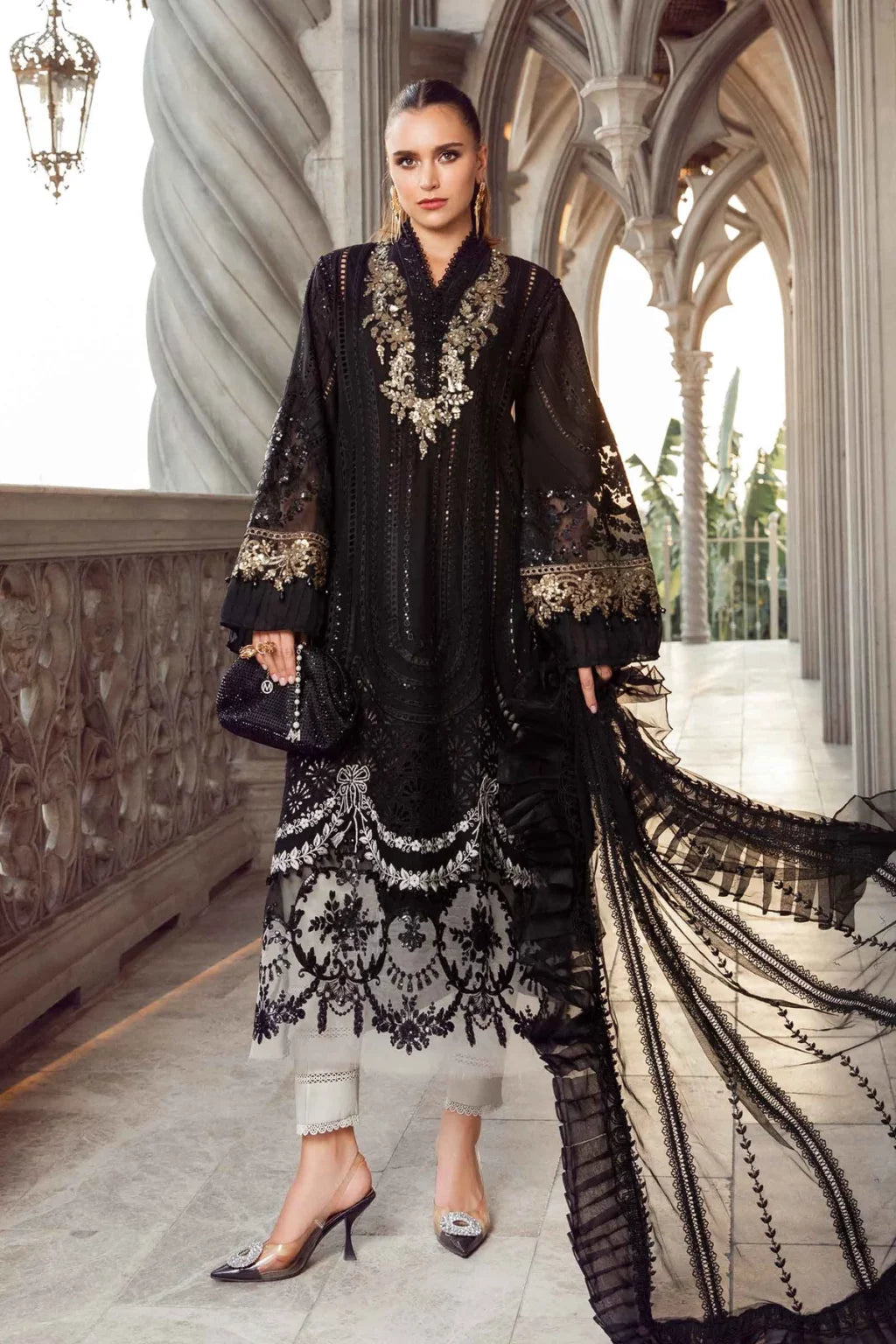 Maria B Unstitched Lawn Eid Collection D-3