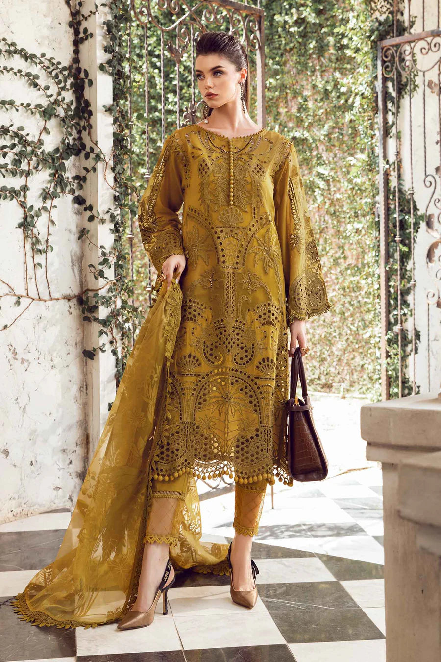 Maria B Unstitched Lawn Eid Collection D-8