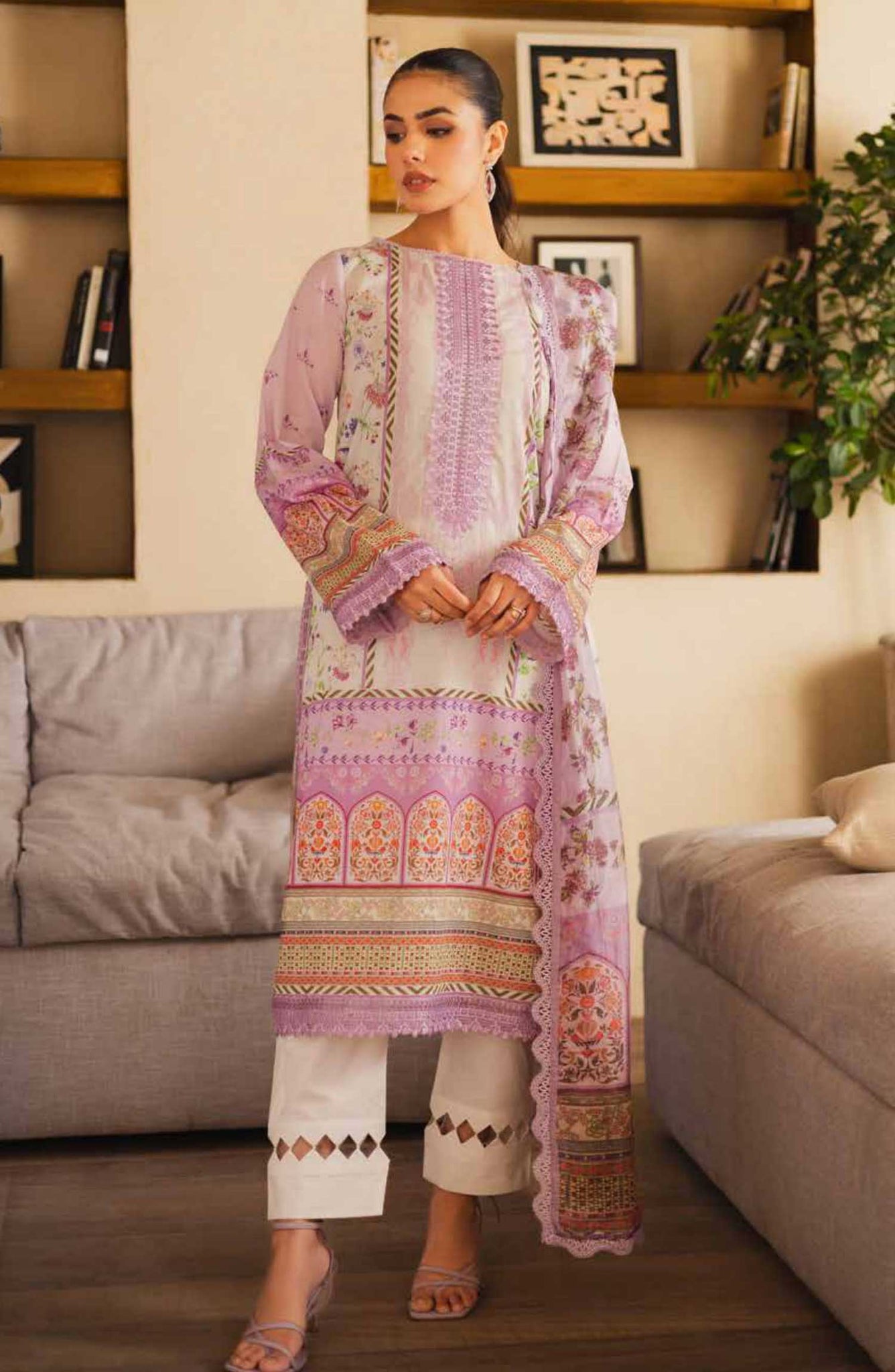 Freesia Zen Naairah Embroidered Lawn Collection 2025