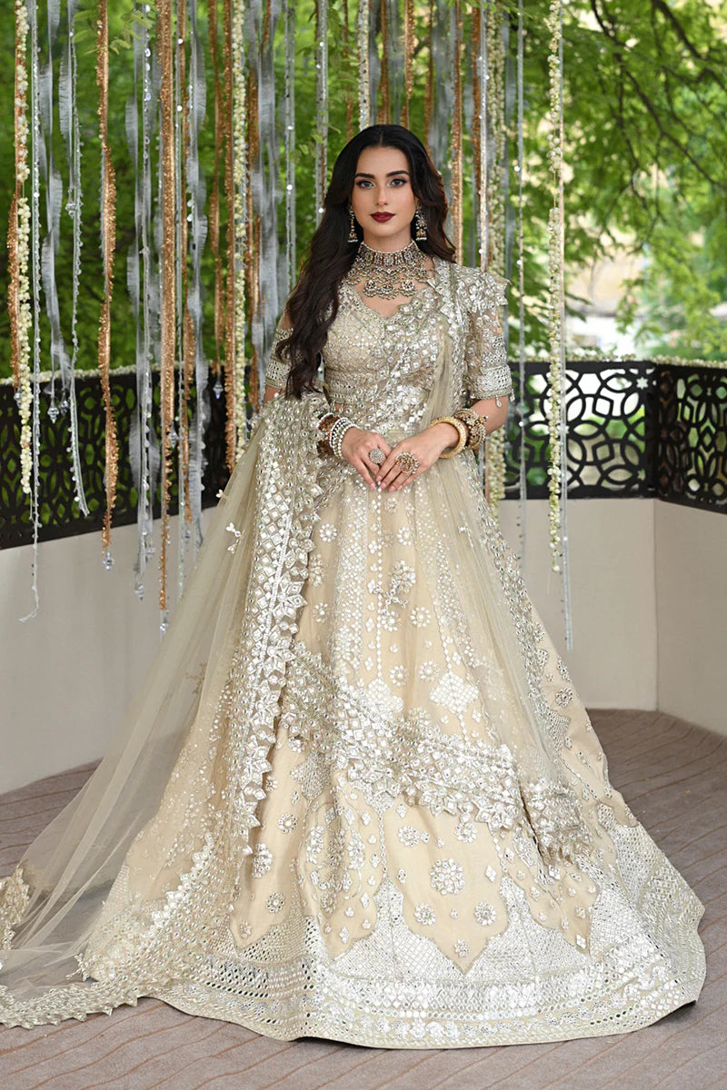 Qalamkar Unstitched  Wedding Formals Roop