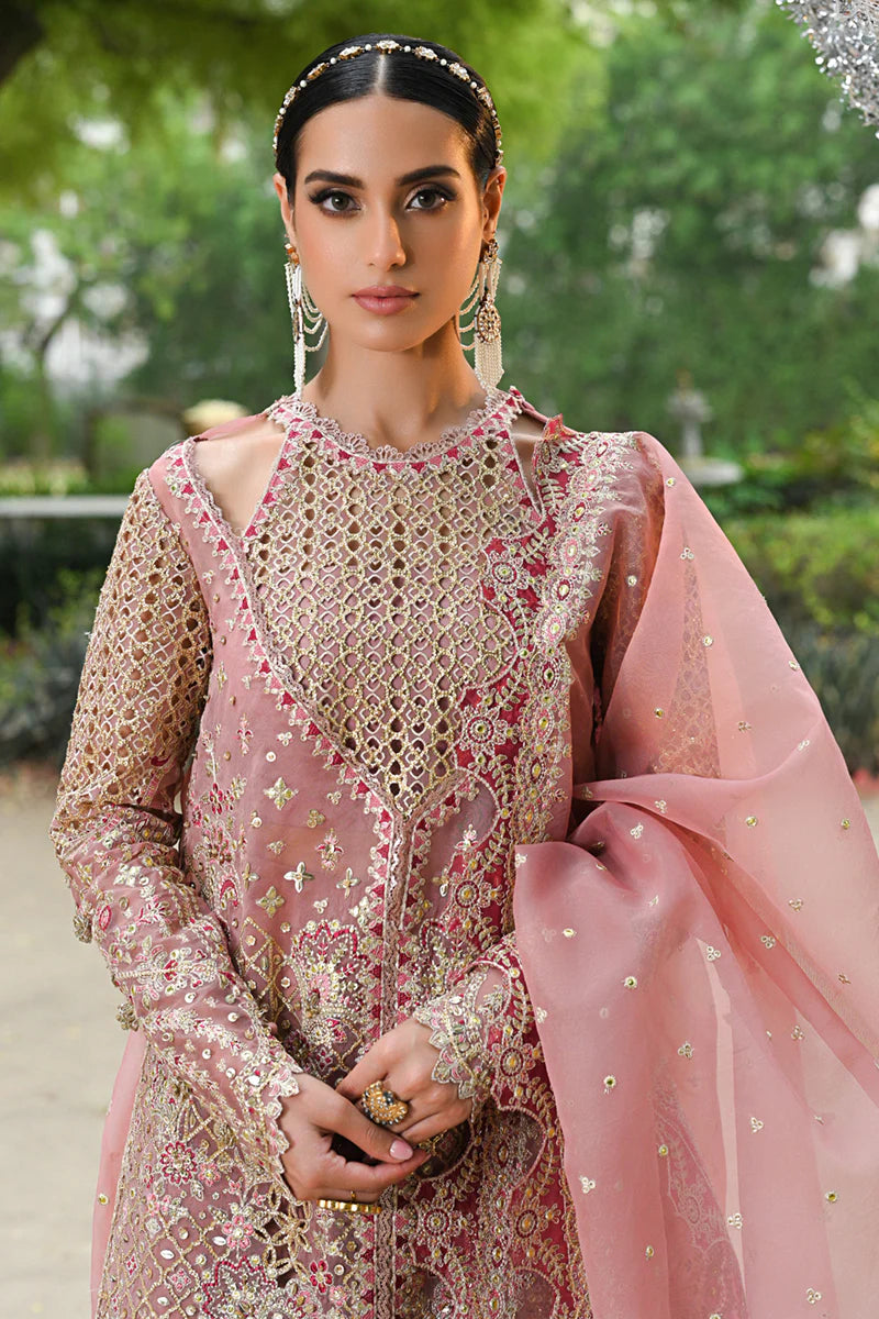 Qalamkar Unstitched  Wedding Formals Saleha