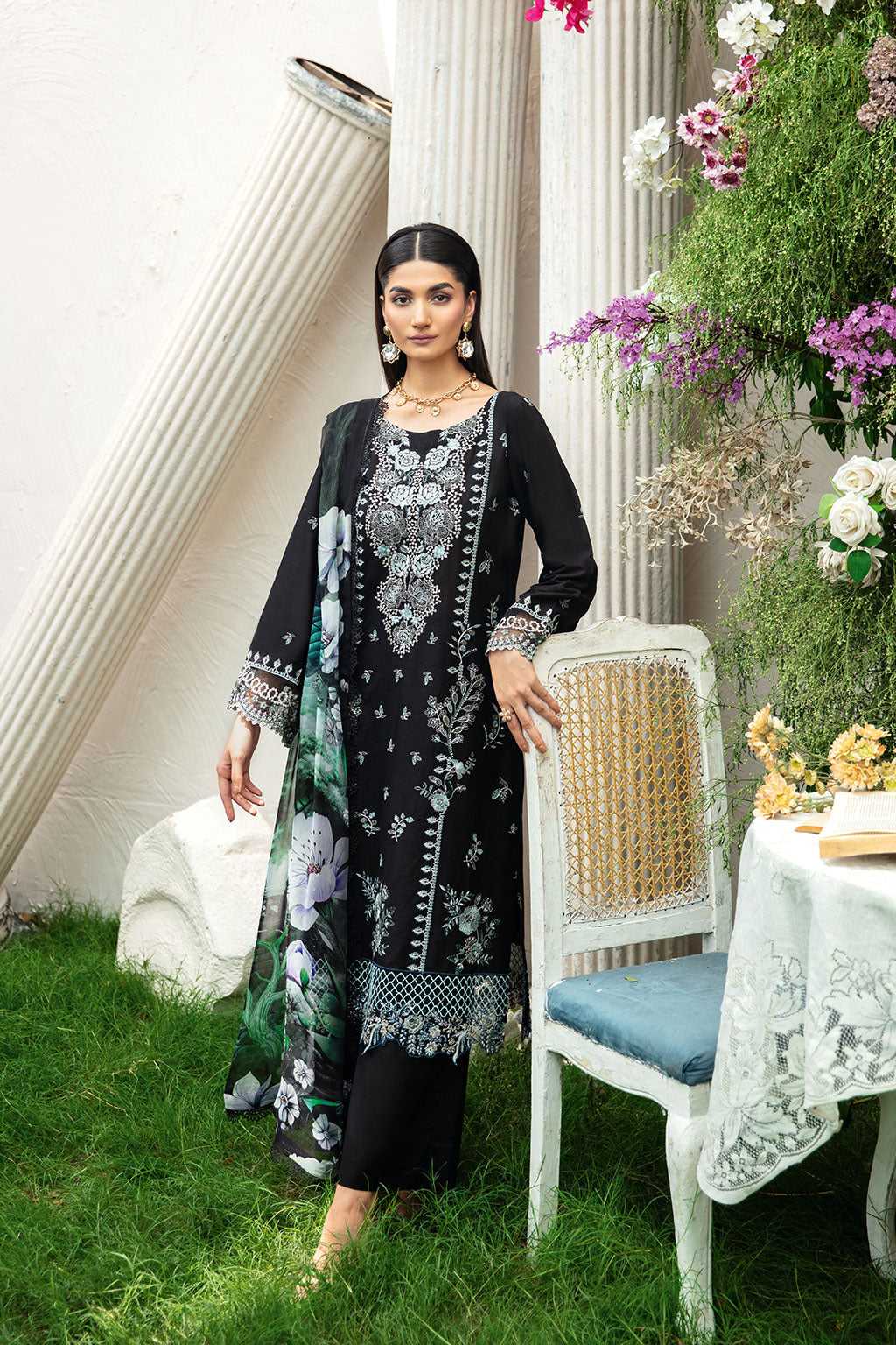 Ramsha Riwayat Luxury Lawn Vol 10 Y-1004