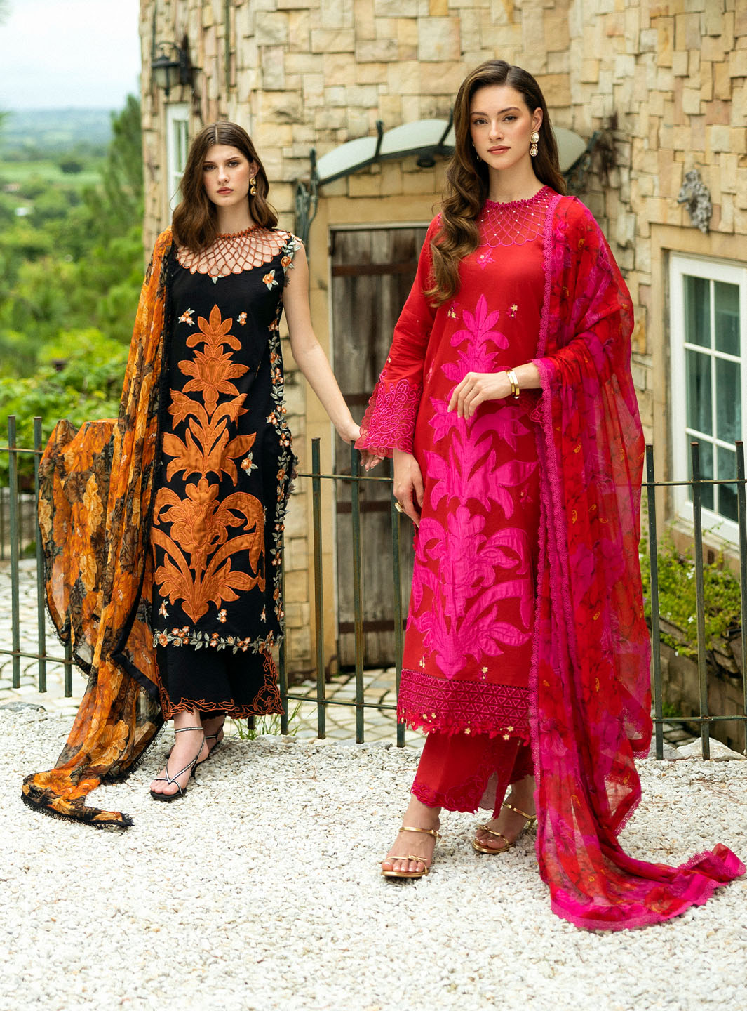 Roheenaz Flanerie Lawn'25 Estelle-5A Unstitched Dyed Lawn