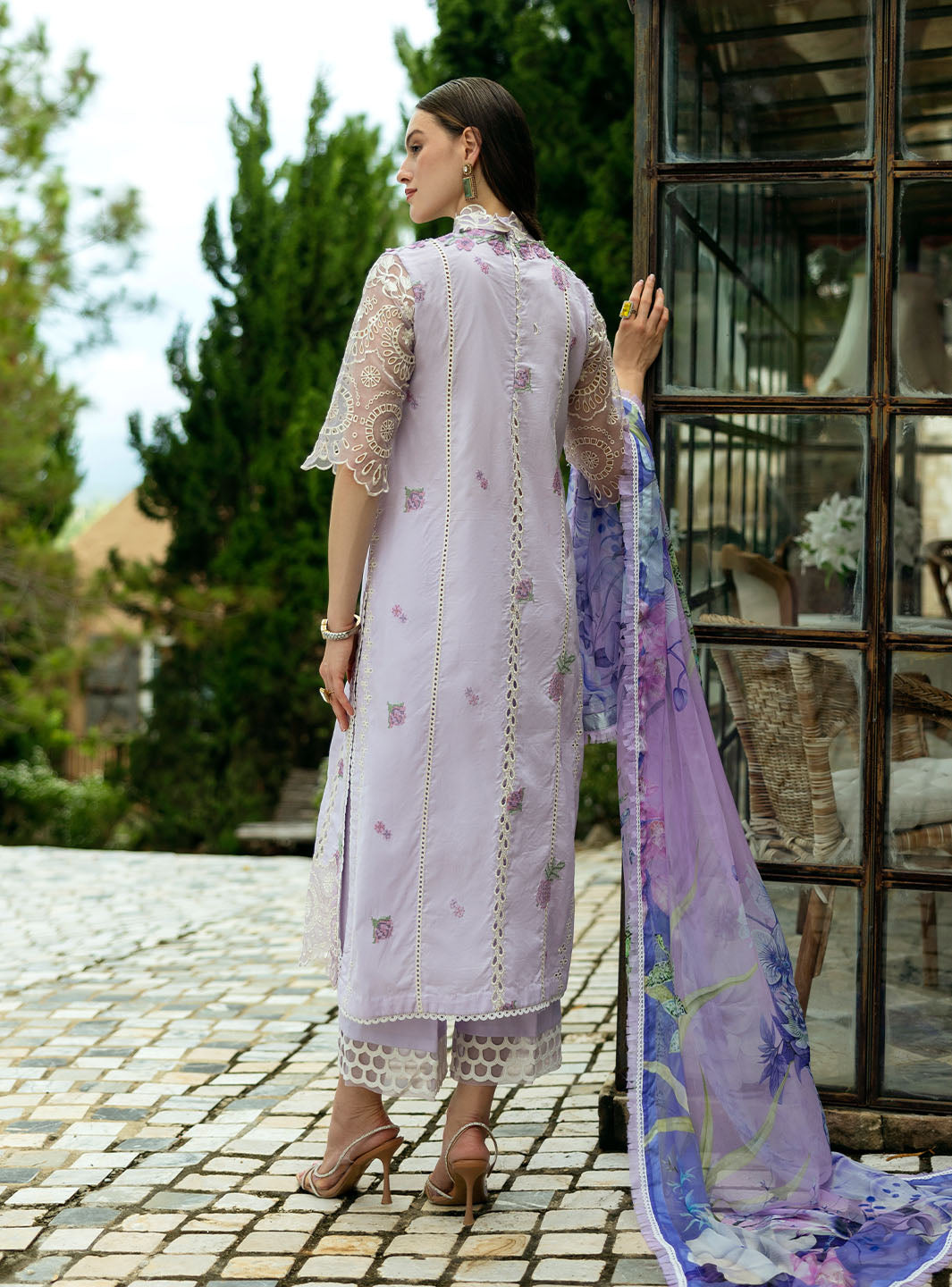 Roheenaz Flanerie Lawn'25 Elisa-7B Unstitched Dyed Lawn