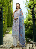 Roheenaz Flanerie Lawn'25 Juana-8B Unstitched Dyed Lawn