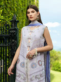 Roheenaz Flanerie Lawn'25 Juana-8B Unstitched Dyed Lawn