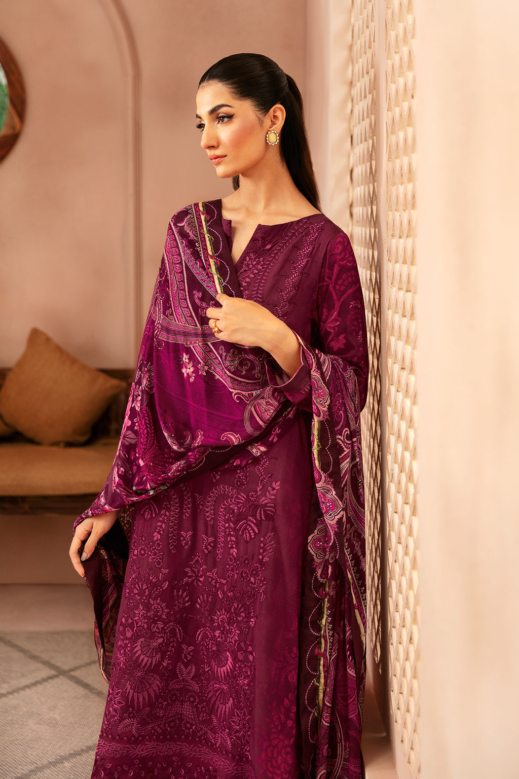 Ramsha Unstitched Riwaz Viscose Vol.3 J-306