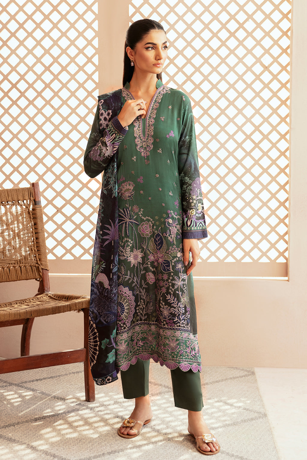 Ramsha  Unstitched Riwaz Viscose Vol.3 J-307