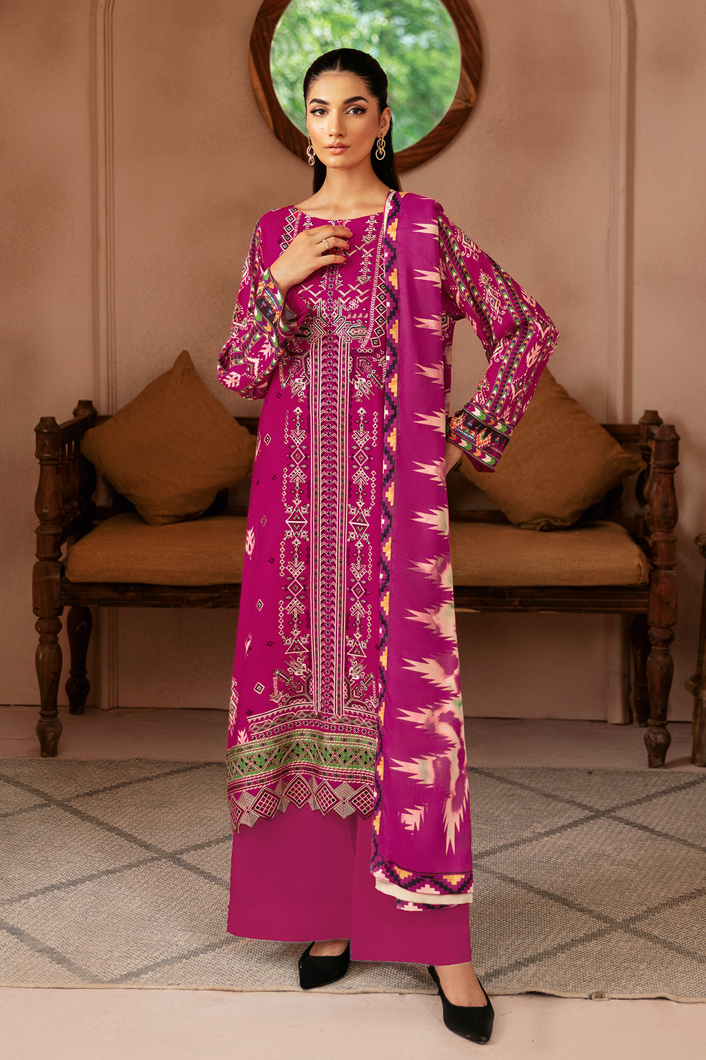 Ramsha Unstitched  Riwaz Viscose Vol.3 J-308