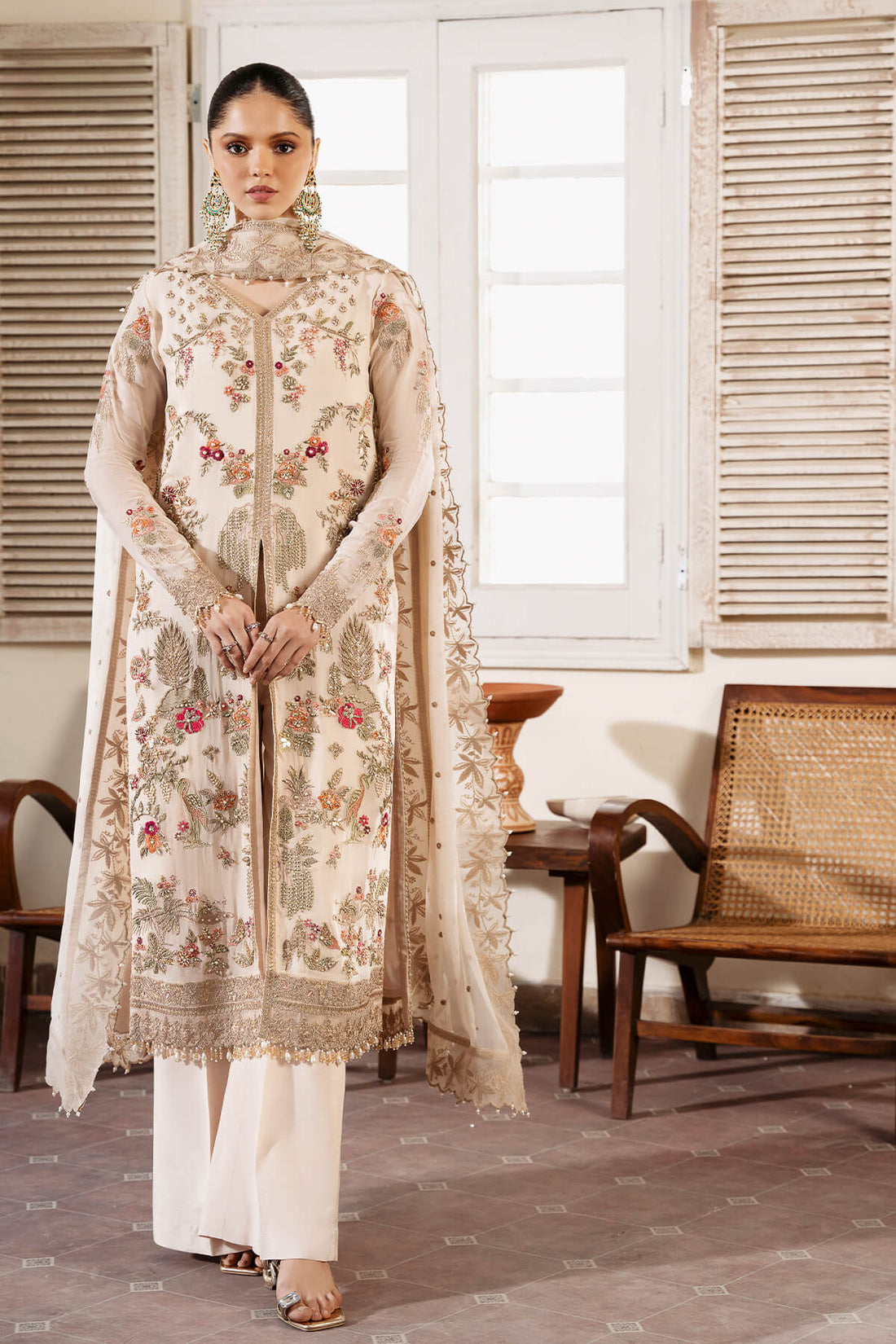 Serene Muse Unstitched Luxury Chiffon Formals – S-1082 Nora