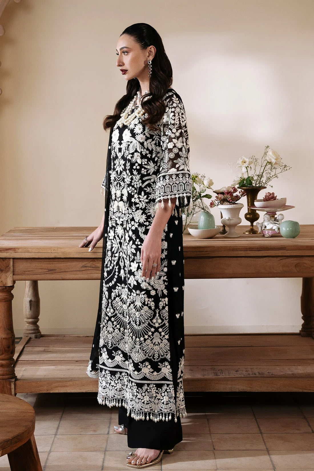 Serene Muse Unstitched Luxury Chiffon Formals – S-1082 Nora