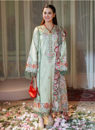 Jade x Hania Amir Ombre SS 25 Intezar Premium Lawn Sky Blue