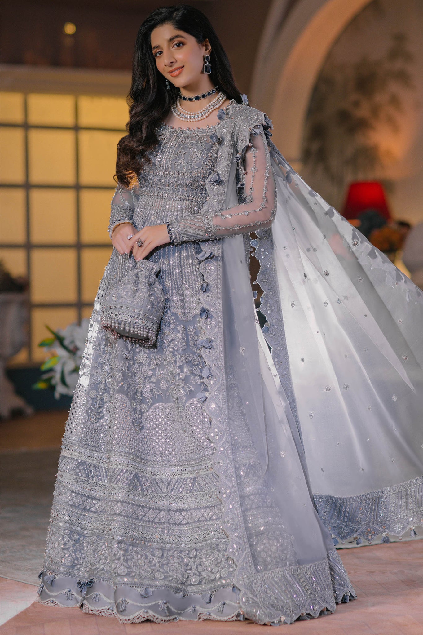 Elan Unstitched Luxury Wedding Formals – NAZIK EC2-23-06