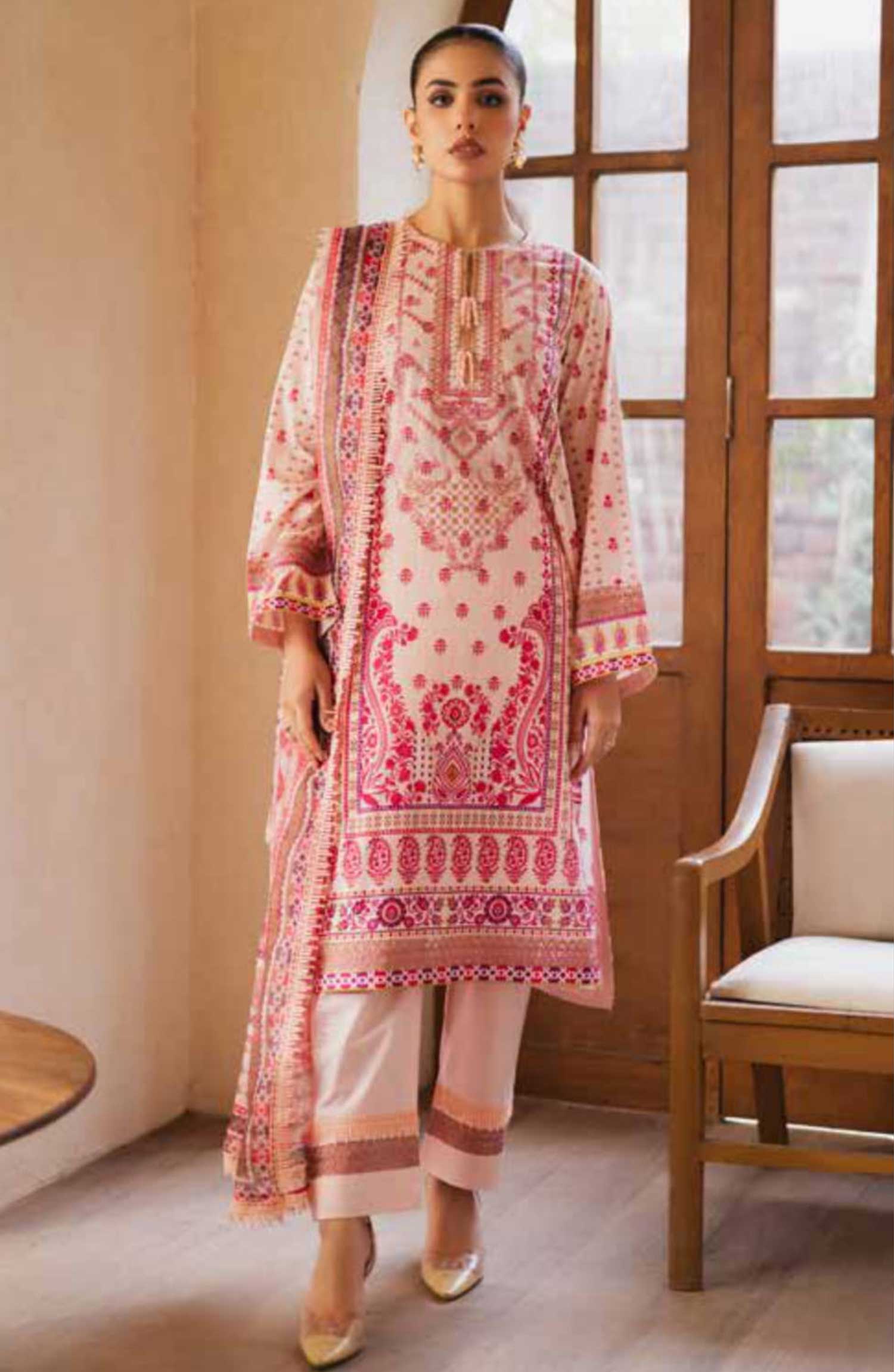 Freesia Zen VALIQA Embroidered Lawn Collection 2025