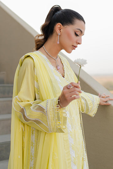 Zellbury Chikankari Unstitched Embroidered Shirt Shalwar Dupatta - 0707