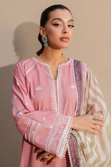 Zellbury Chikankari Unstitched Embroidered Shirt Shalwar Dupatta - 0712