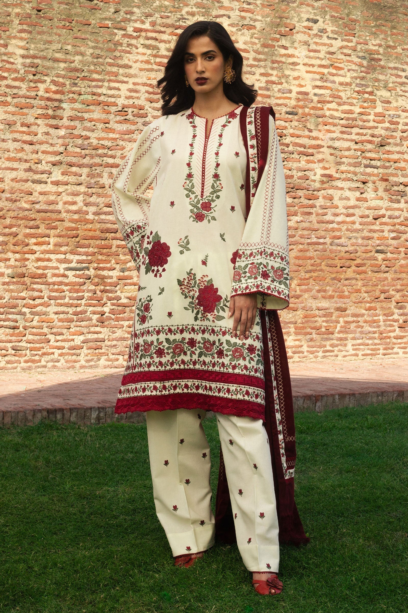 Zara Shahjahan Unstitched Winter Collection 2024 FARIDEH-D1