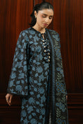 Cross Stitch Daily Unstitched Collection BLUE WAVE-3 PC PRINTED LAWN SUIT