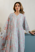 Cross Stitch Daily Unstitched Collection ICE DREAM-3 PC PRINTED LAWN SUIT