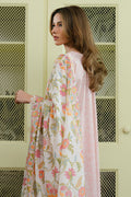 Cross Stitch Daily Unstitched Collection SOFT PINK-3 PC PRINTED LAWN SUIT