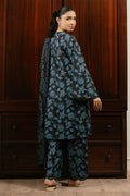 Cross Stitch Daily Unstitched Collection BLUE WAVE-3 PC PRINTED LAWN SUIT